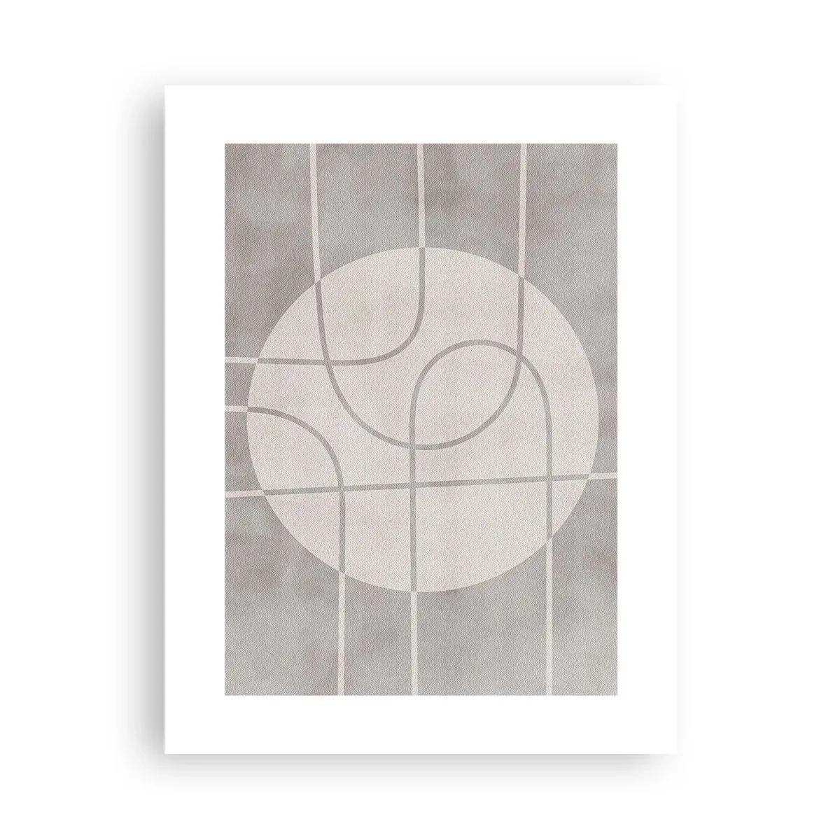 Plakat - Cirkulær og lige frem - 30x40 cm