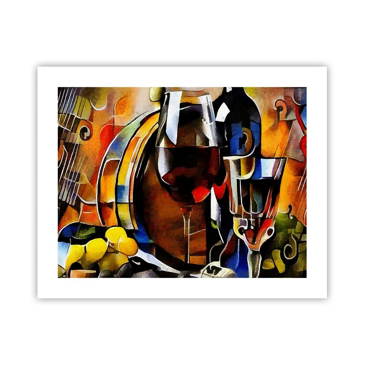 Plakat - Og verden bliver mere farverig - 50x40 cm