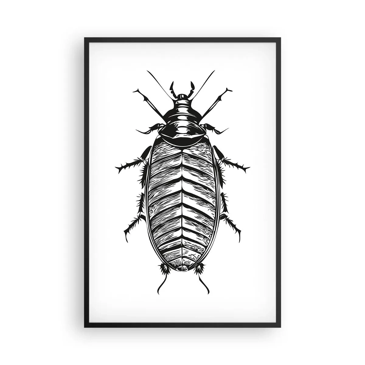 Plakat i sort ramme - Sikke et eksemplar! - 61x91 cm