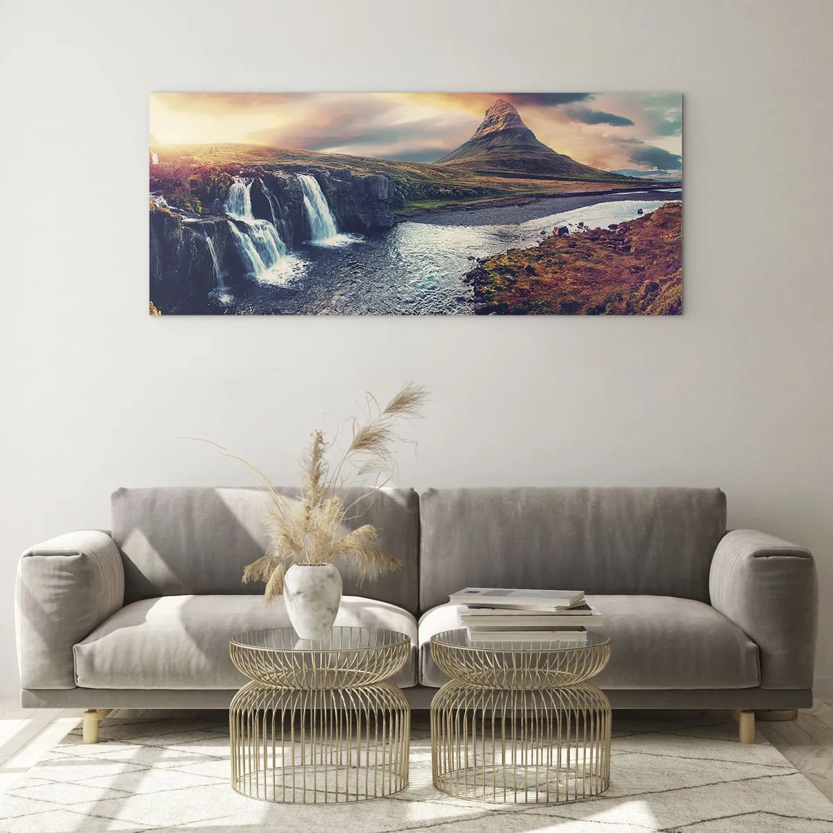 Billede på glas - I naturens majestæt - 120x50 cm