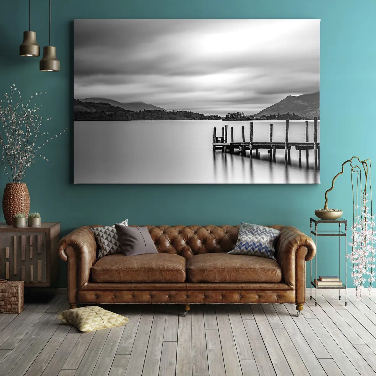 Lærredstryk - Billede på lærred - Mildhed og styrke - 100x70 cm