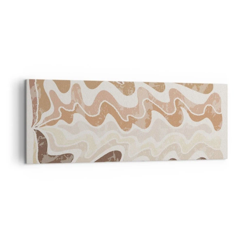 Lærredstryk - Billede på lærred - God energi - gode følelser - 140x50 cm