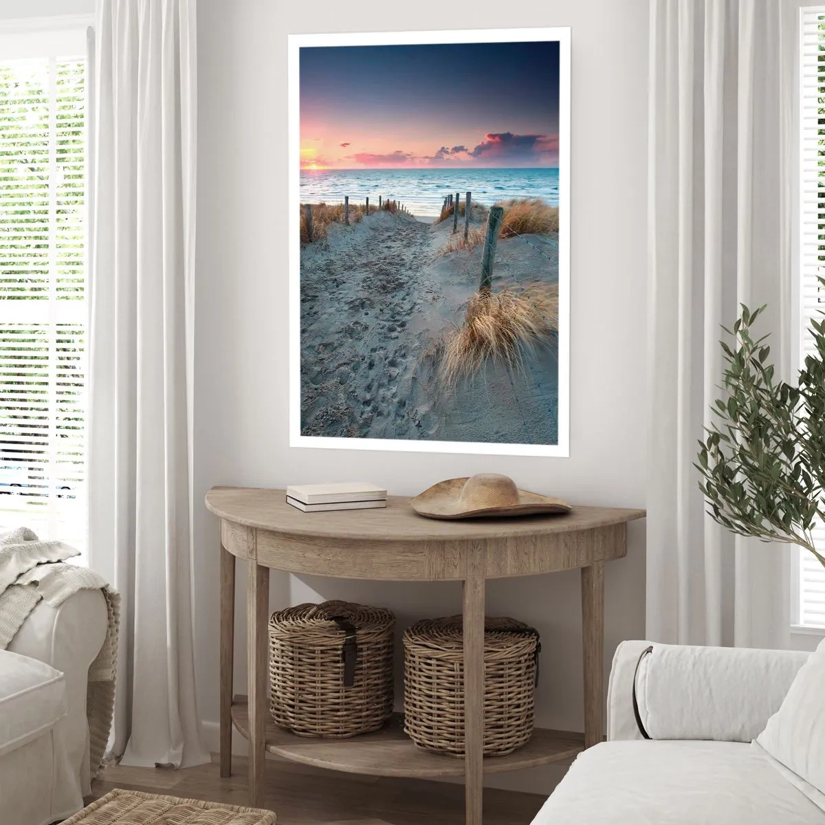 Plakat - Du har udgydt en regnbue af strålende pragt.... - 30x40 cm
