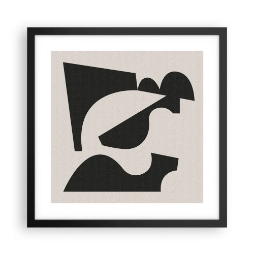 Plakat i sort ramme - Sammensæt din egen - 40x40 cm