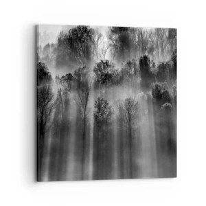 Lærredstryk - Billede på lærred - I stråler af lys - 70x70 cm