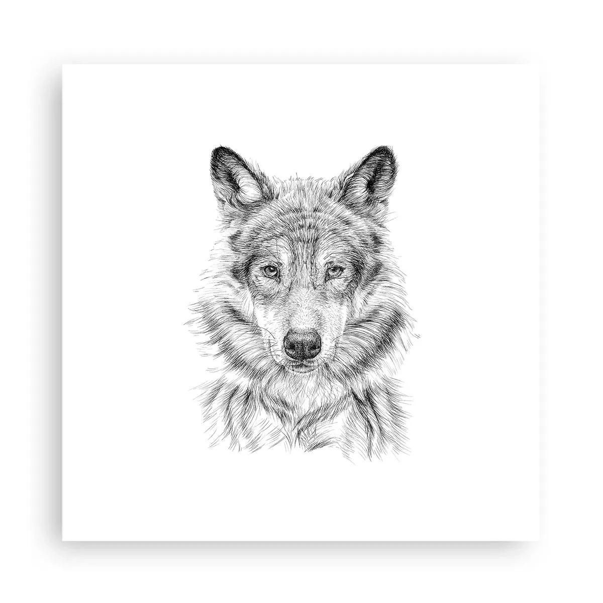 Plakat - En født leder - 30x30 cm