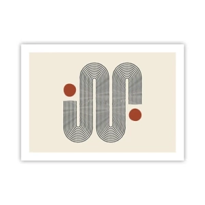 Plakat - Fra start til slut - 70x50 cm