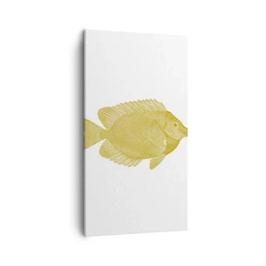 Lærredstryk - Billede på lærred - Fisk og det er det - 45x80 cm