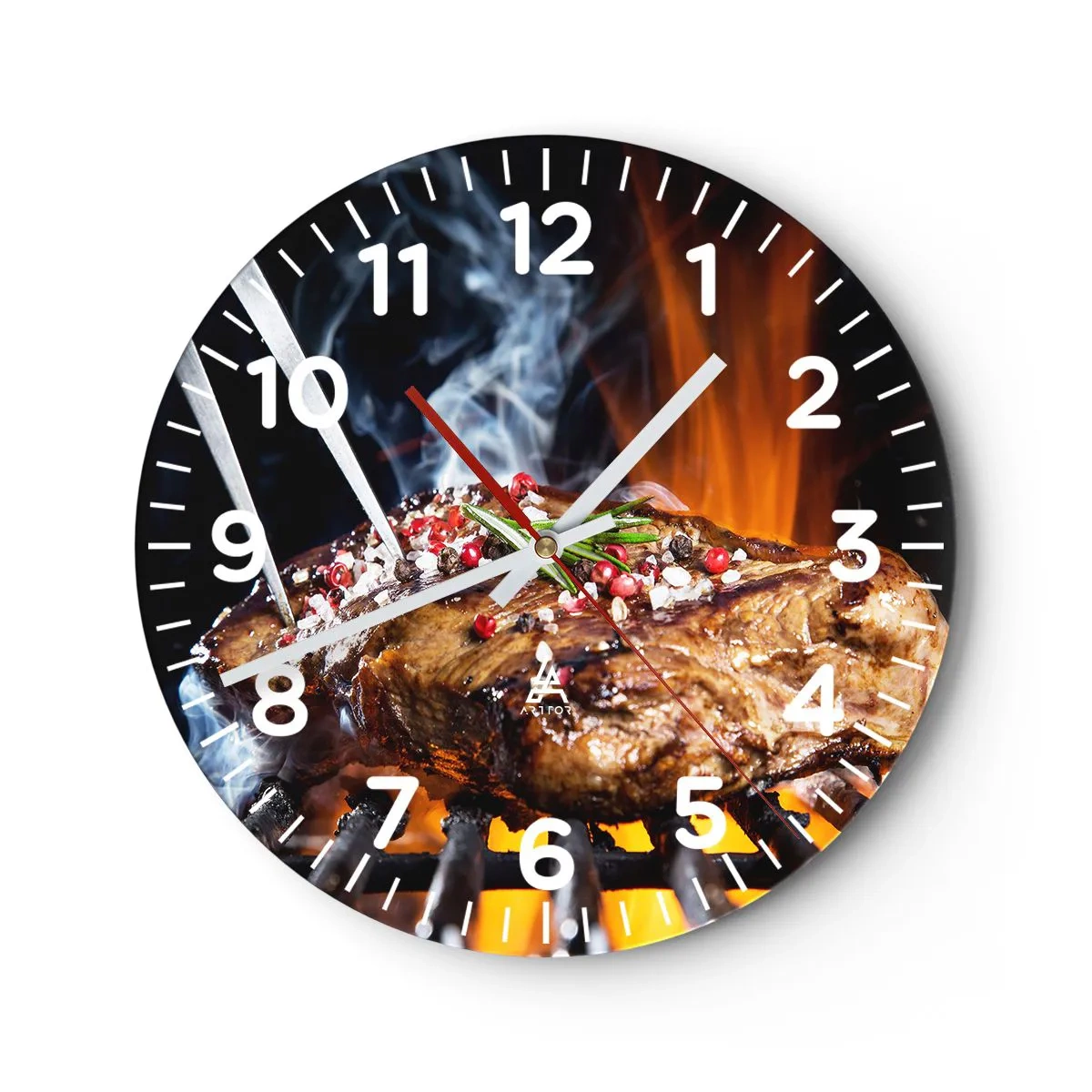 Vægur, Uret - Saftig og velduftende - 40x40 cm