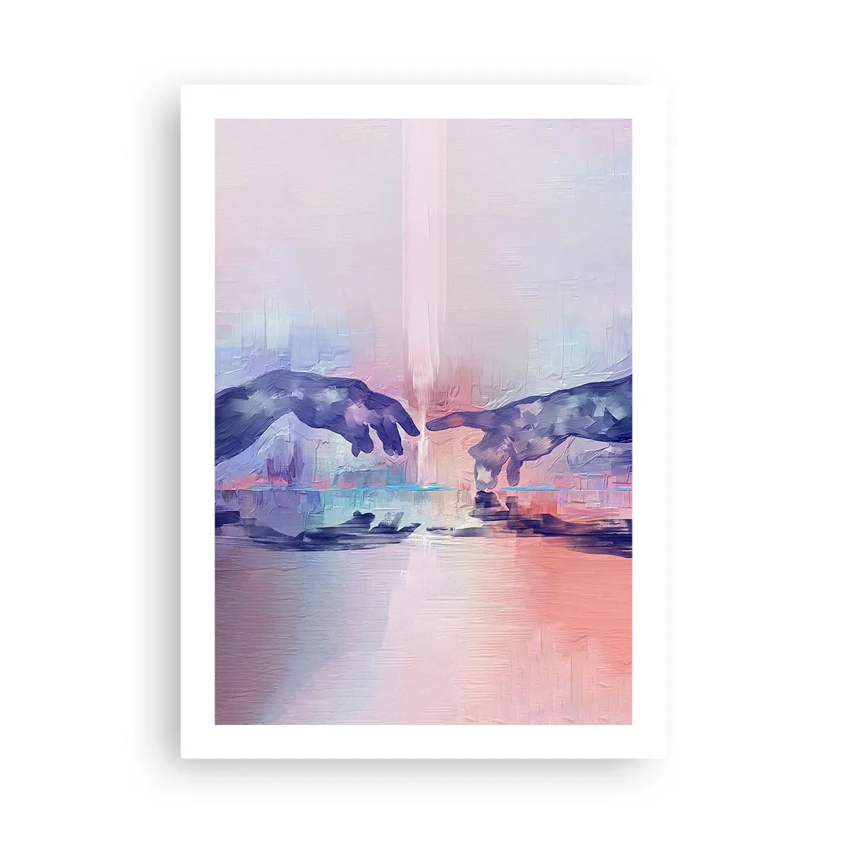 Plakat - Den guddommelige gnist af liv - 50x70 cm
