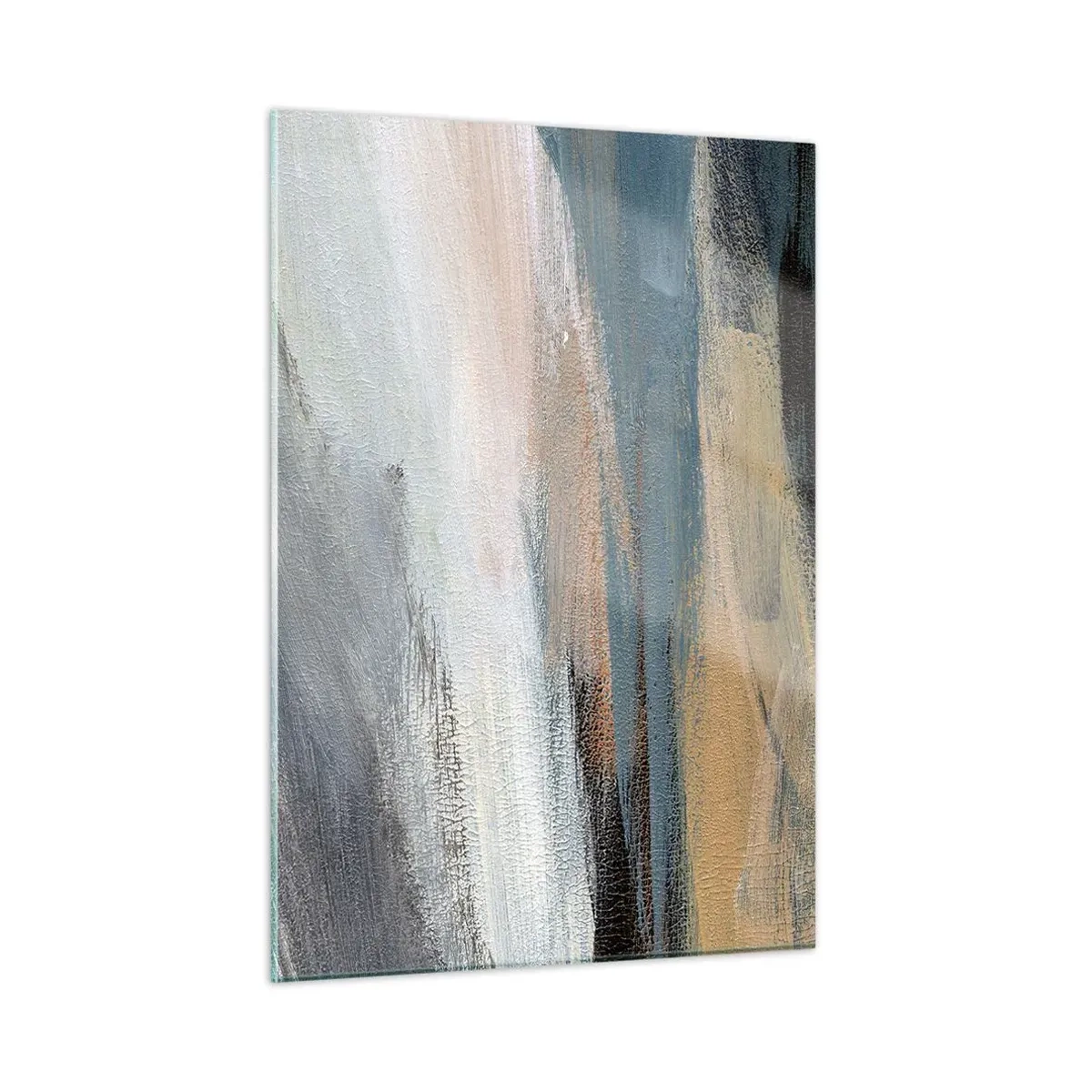 Billede på glas - Abstraktion: nordligt landskab - 50x70 cm