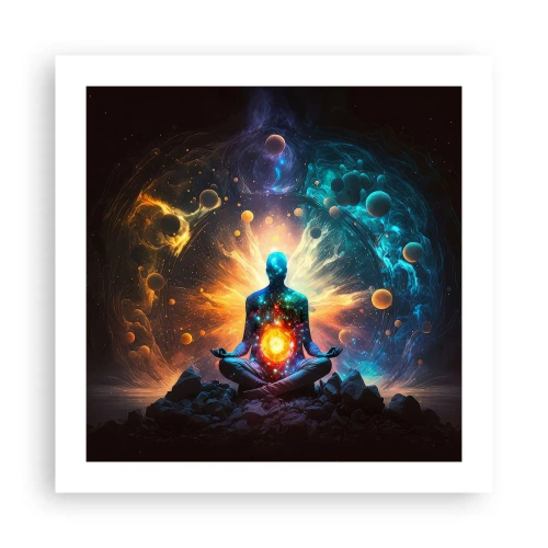 Plakat - Kosmisk ro - 50x50 cm