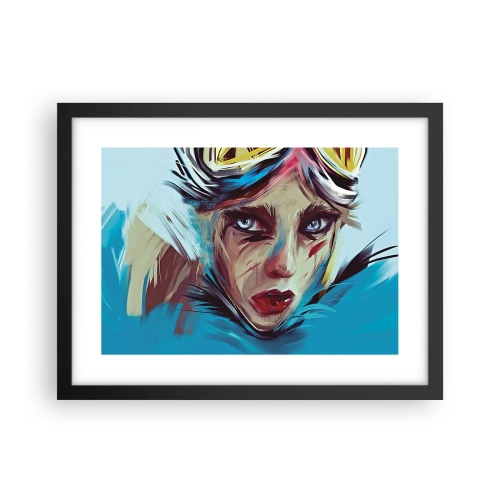 Plakat i sort ramme - Vejkriger - 40x30 cm