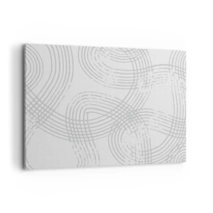 Lærredstryk - Billede på lærred - Der er ingen lige vej - 100x70 cm