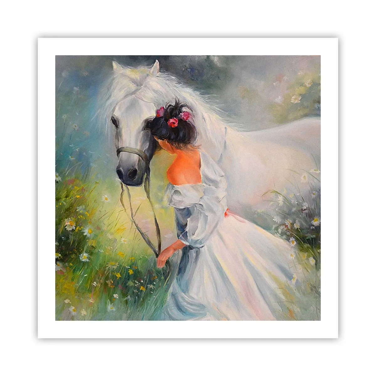 Plakat - Som fra en smuk drøm - 60x60 cm