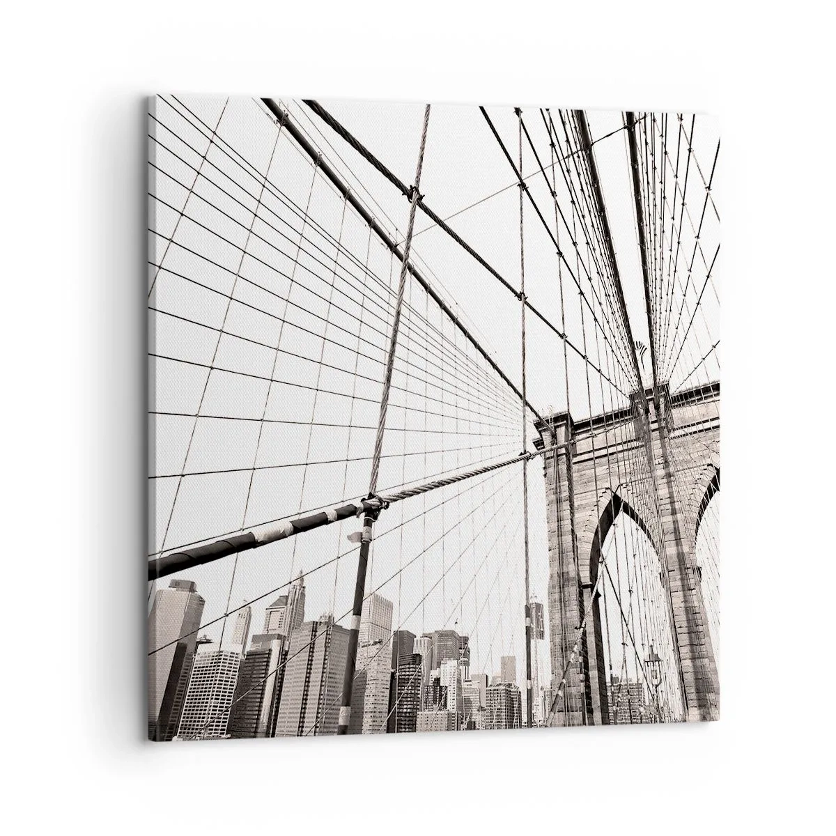 Lærredstryk - Billede på lærred - Katedralen i New York - 60x60 cm
