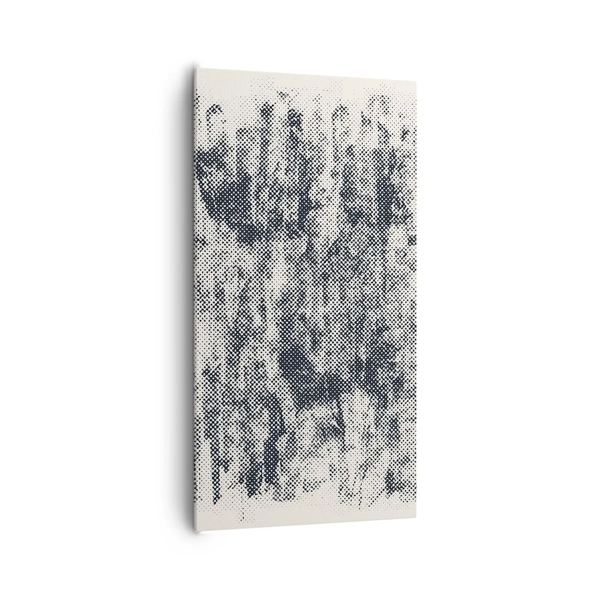 Lærredstryk - Billede på lærred - Tågeagtig sammensætning - 65x120 cm