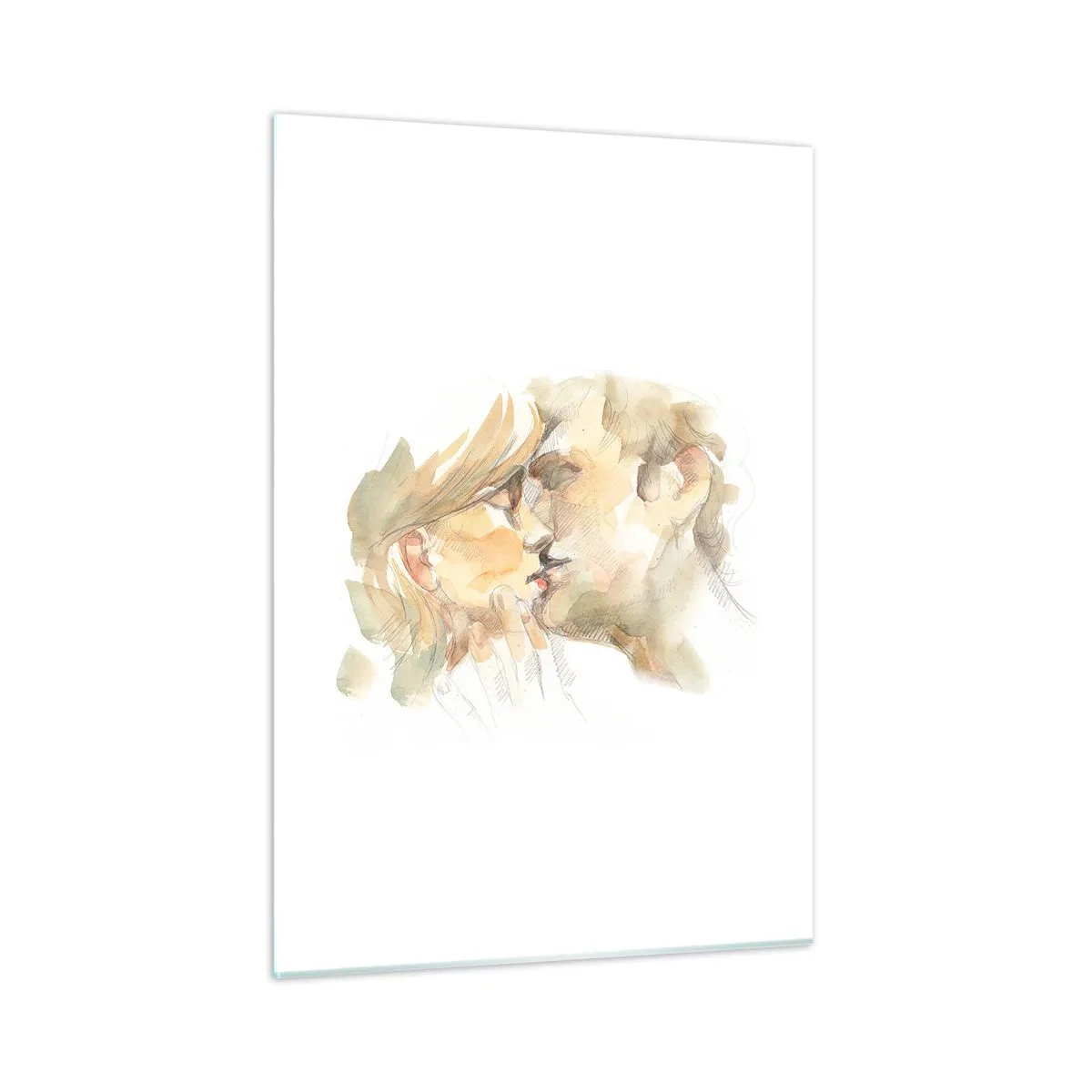 Billede på glas - Den fundne halvdel? - 50x70 cm