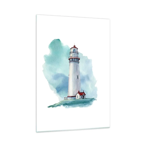 Billede på glas - Det blås blide søster - 50x70 cm