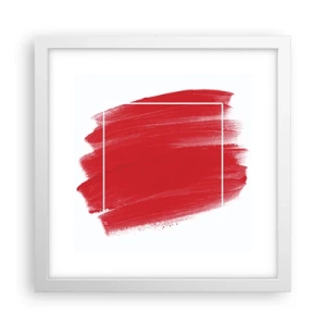 Plakat i hvid ramme - Uden for rammen - 30x30 cm