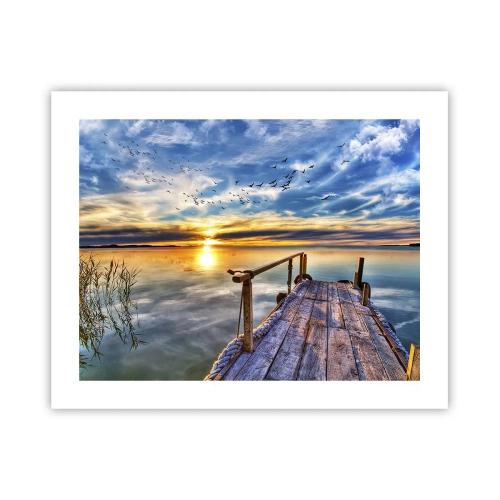 Plakat - Vinden går til ro - 50x40 cm