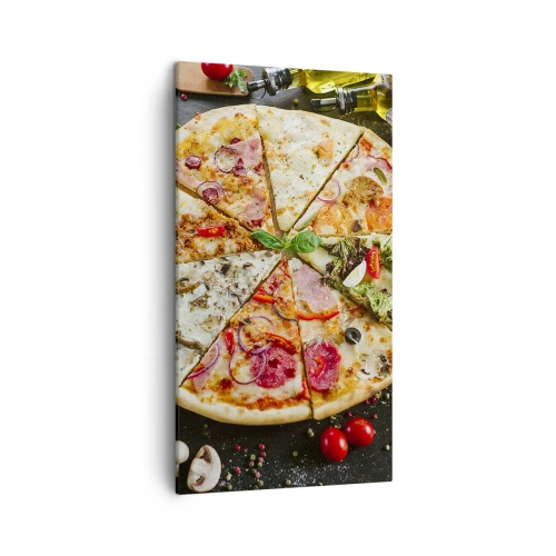 Lærredstryk - Billede på lærred - Et udvalg af smagsvarianter - 45x80 cm