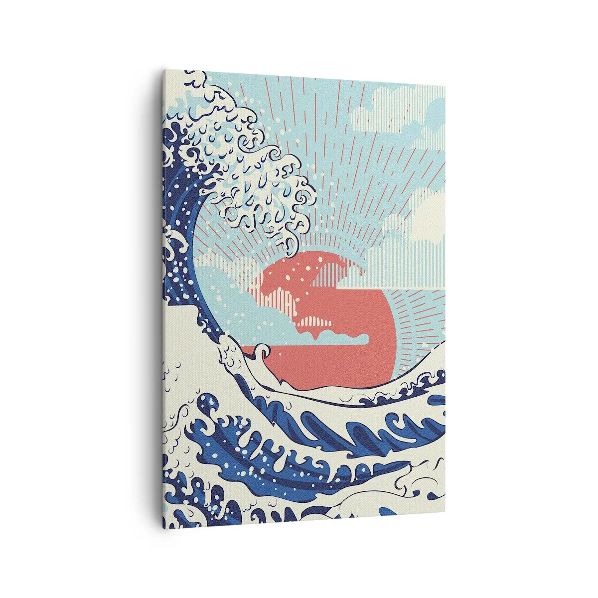 Lærredstryk - Billede på lærred - Fra japanske inspirationer - 70x100 cm