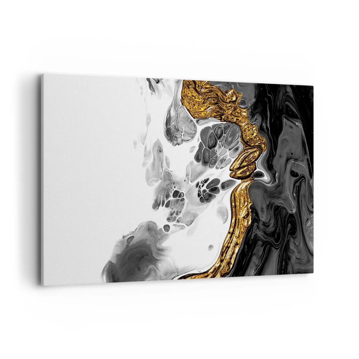 Lærredstryk - Billede på lærred - Organisk sammensætning - 120x80 cm