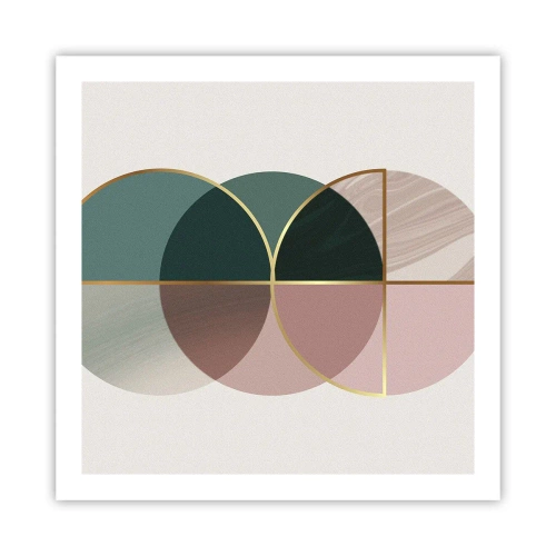 Plakat - Hjul for hjul… - 60x60 cm