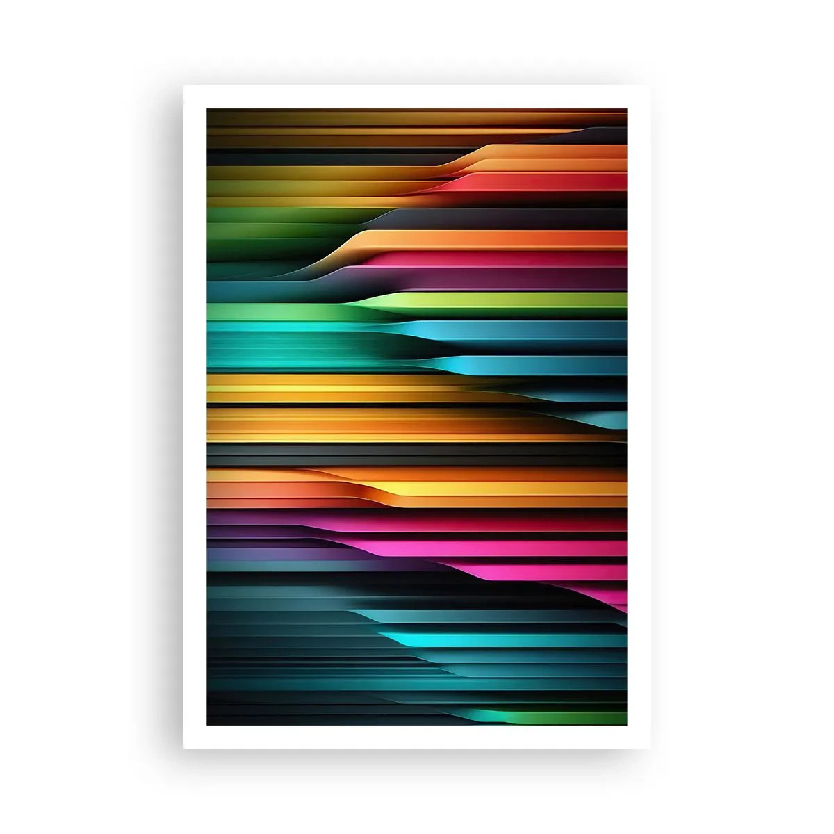 Plakat - Lysende orgel - 70x100 cm