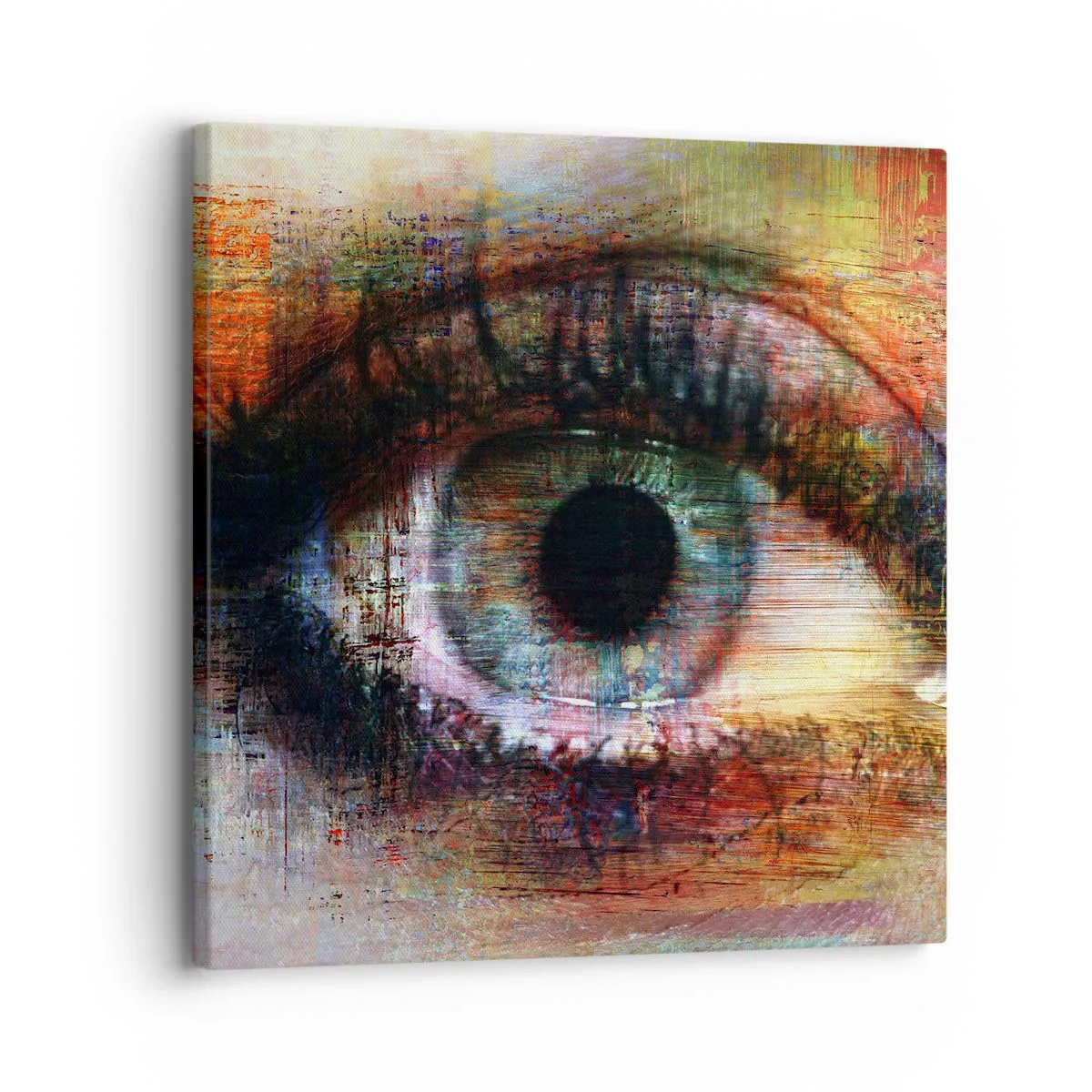 Lærredstryk - Billede på lærred - Du kan se ind i sjælen - 30x30 cm