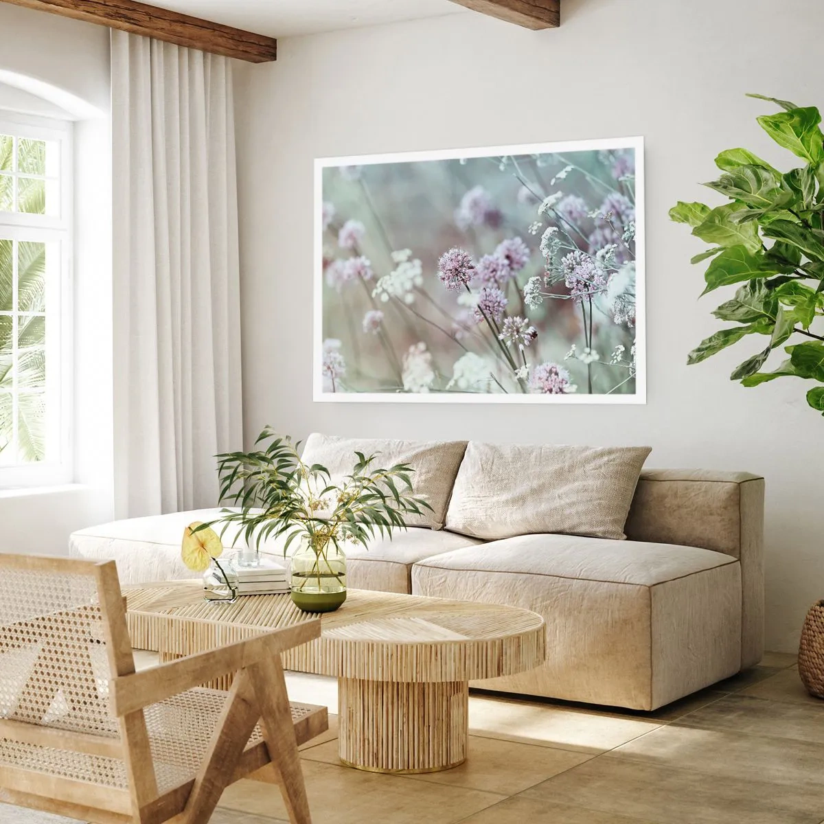 Plakat - Søde filigranurter - 70x50 cm