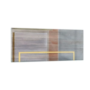 Billede på glas - Lige og rolig - 100x40 cm