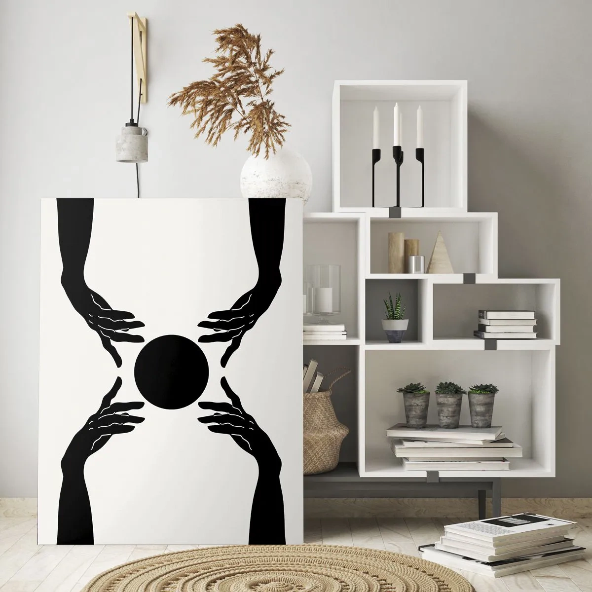 Billede på glas - Et hemmeligt tegn - 50x70 cm