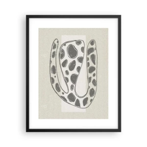 Plakat i sort ramme - Bizart væsen - 40x50 cm