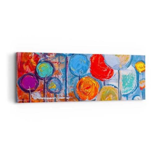 Lærredstryk - Billede på lærred - Mirakler på en pind - 90x30 cm