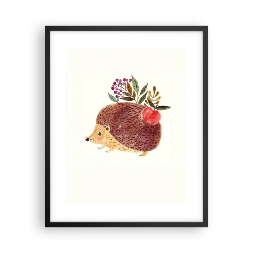 Plakat i sort ramme - Og du kan allerede lide mig - 40x50 cm