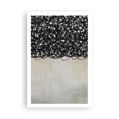 Plakat - En hvirvlende abstraktion - 61x91 cm