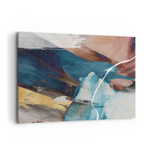 Lærredstryk - Billede på lærred - Med flair og energi - 120x80 cm