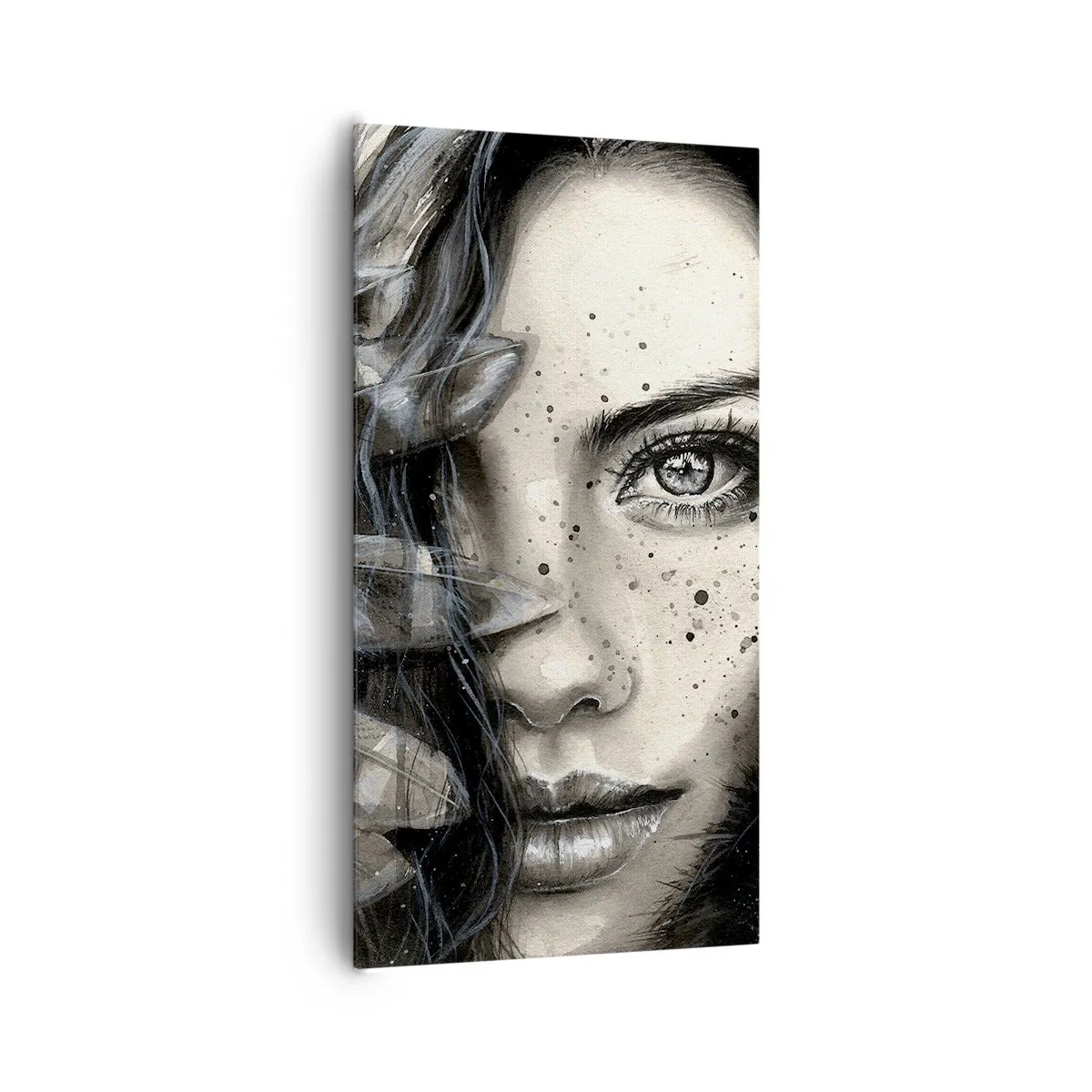 Lærredstryk - Billede på lærred - Vild skønhed - 65x120 cm