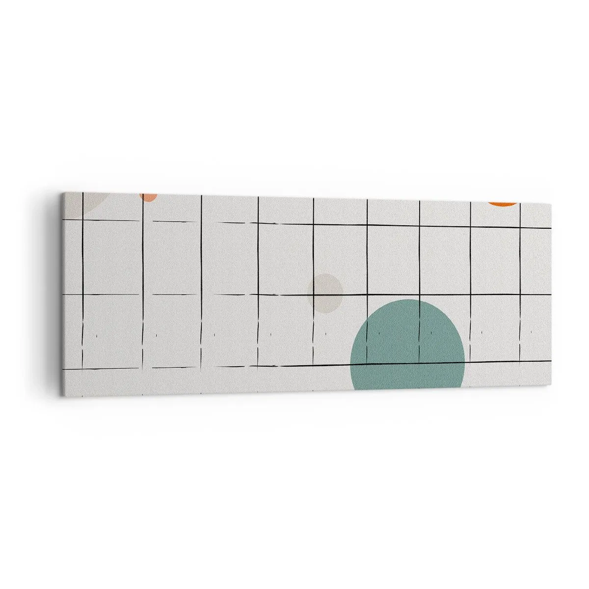 Lærredstryk - Billede på lærred - Fanget i en fælde. Os eller dem? - 140x50 cm