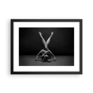 Plakat i sort ramme - Nøgenhedens geometri - 40x30 cm