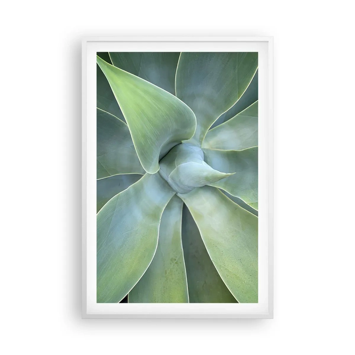 Plakat i hvid ramme - Den grønne fødsel - 61x91 cm