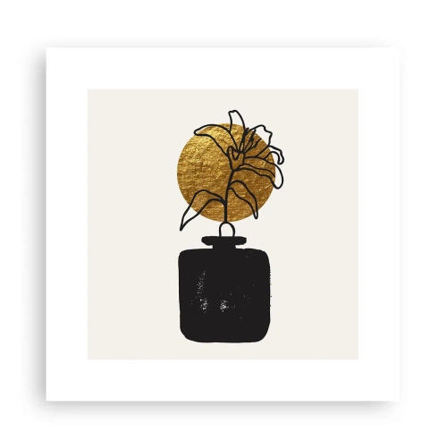 Plakat - Skønhed i balance - 30x30 cm