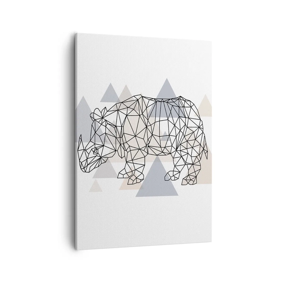 Lærredstryk - Billede på lærred - Kraftstruktur - 50x70 cm