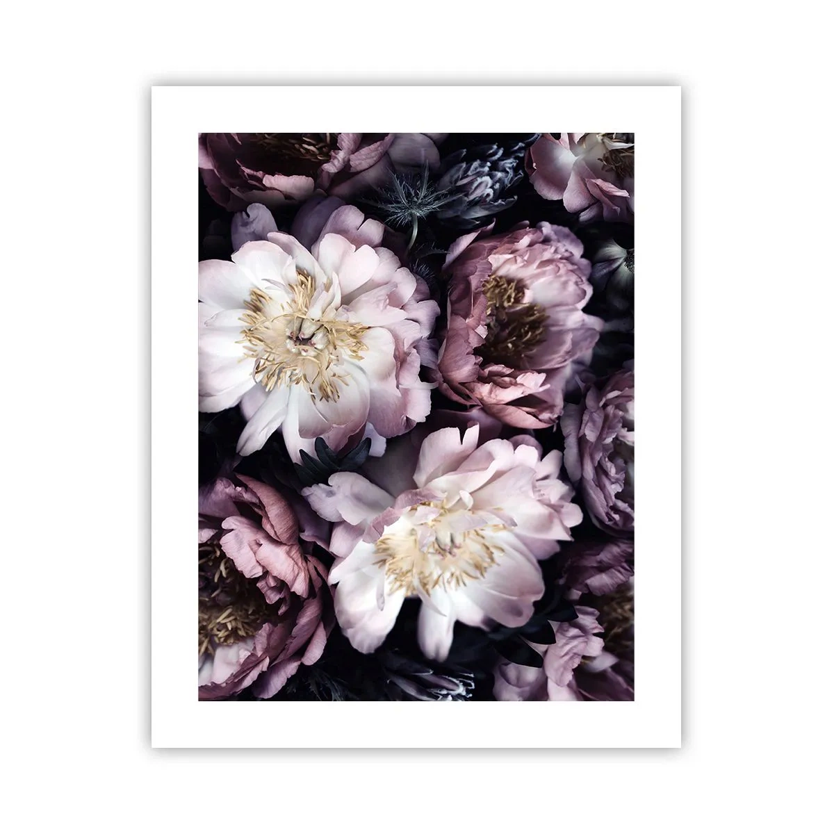 Plakat - Gammeldags buket - 40x50 cm