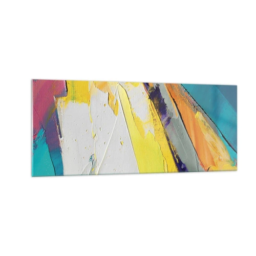 Billede på glas - Lysets anatomi - 100x40 cm