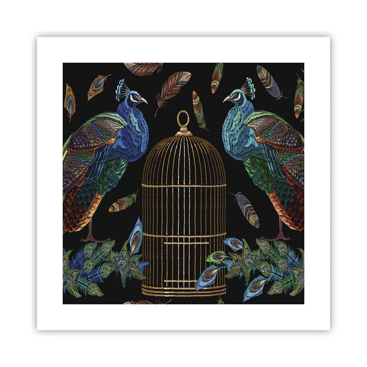 Plakat - I kongelige gevandter - 40x40 cm