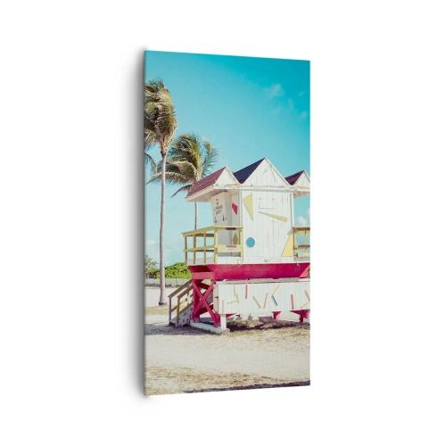 Lærredstryk - Billede på lærred - En smuk dag foran dig - 65x120 cm