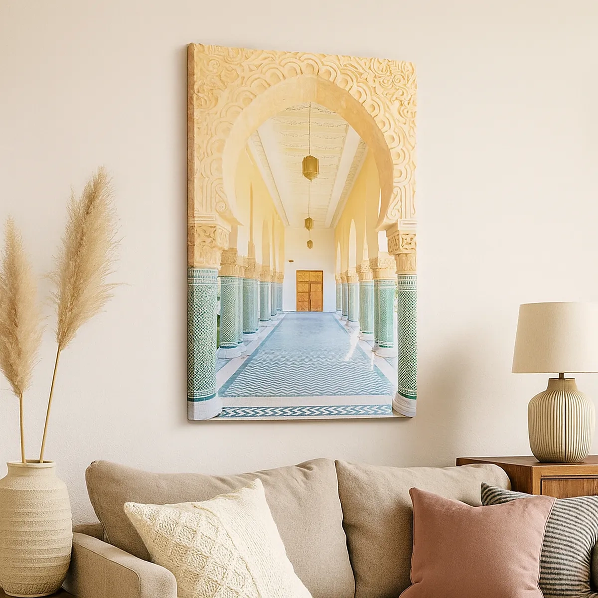 Lærredstryk - Billede på lærred - Fra fortællingerne om Scheherazade - 50x70 cm